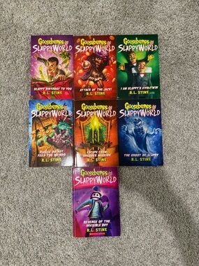 Goosebumps SlappyWorld Book Lot - Colorful Covers